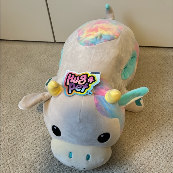 Kellytoy hug a pet rainbow cow Bnwt - Picture 4 of 4